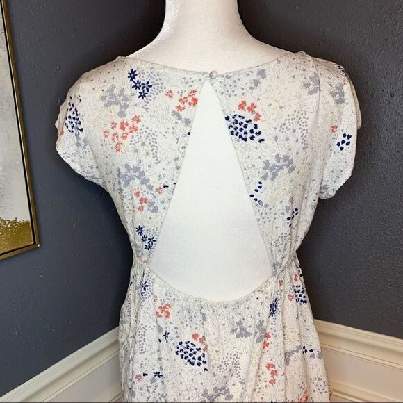 Roxy Scoop Neck Open back floral dress - Picture 5 of 8